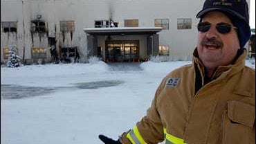 Damaged Wasilla Bible Church After Apparent Arson 