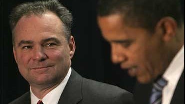 Tim Kaine And Barack Obama 