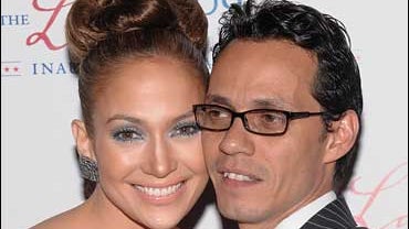 Jennifer Lopez and Marc Anthony 