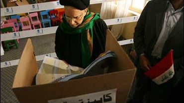Abdul Aziz al-Hakim, head of the Supreme Islamic Iraqi Council, votes in Iraq's provincial elections 