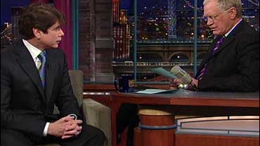 Blagojevich on Letterman 