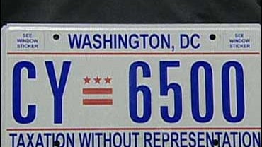 Washington D.C. License Plate 