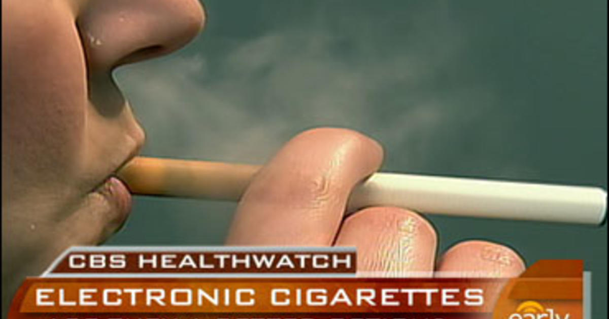 Electronic Cigarettes Are They Safe CBS News   Image4833202x 