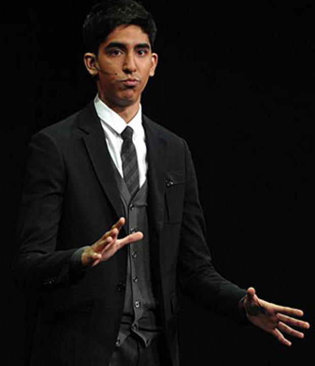 "Slumdog Millionaire" star  Dev Patel speaks at the the Nickelodeon 2009 upfront presentation, in New York, on Thursday, March 12, 2009. (AP) 