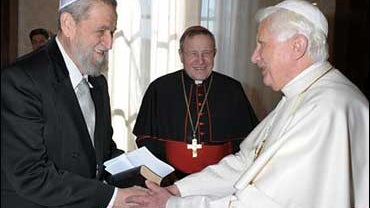 Pope Benedict, Shear-Yashuv Cohen 