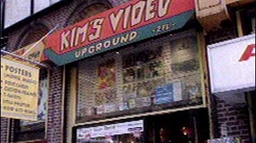 Faced with an economic downturn, New York City's Kim's Video chain downsized and sent its collection of 55,000 videos to an unlikely destination. 