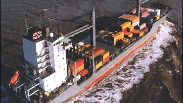 The Hansa Stavanger, a 20,000-ton German container ship, was seized by Somali pirates 400 miles off the coast on April 4, 2009. 