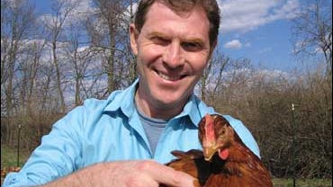Chef Bobby Flay, with friend 