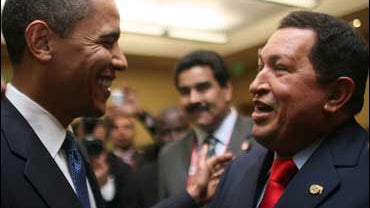 Obama and Chavez 