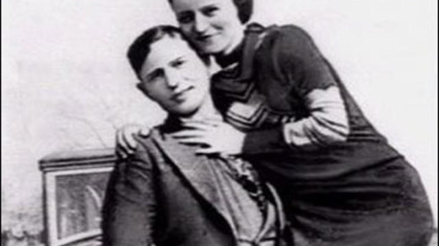 Clyde Barrow and Bonnie Parker, whose bloody crime spree in the Central United States during the early 1930s captured the public fascination. 