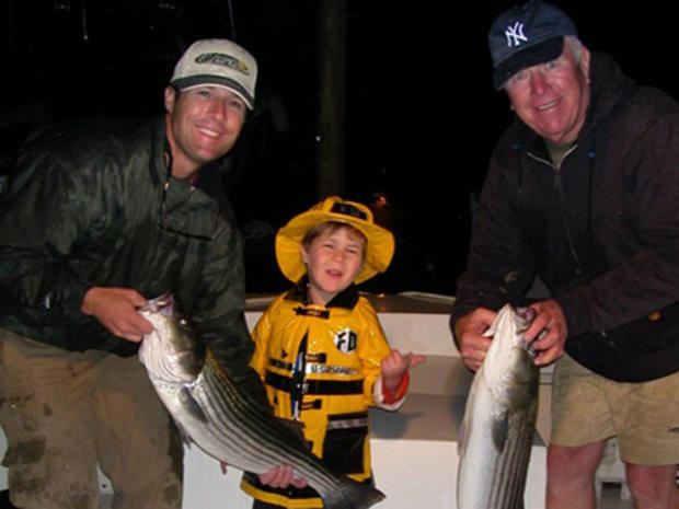 David Goldman going fishing with his son, Sean Goldman. 