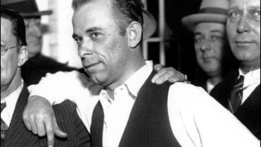 John Dillinger, photographed on January 15, 1934. 