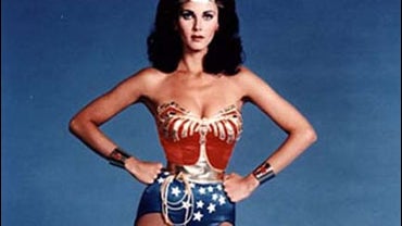 Lynda Carter as "Wonder Woman." 