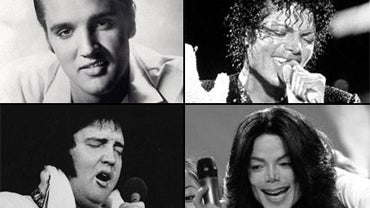 Elvis Presley and Michael Jackson 