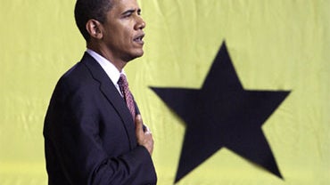 President Barack Obama arrives to speak to the Parliament of Ghana in Accra, Ghana, Saturday, July 11, 2009. 