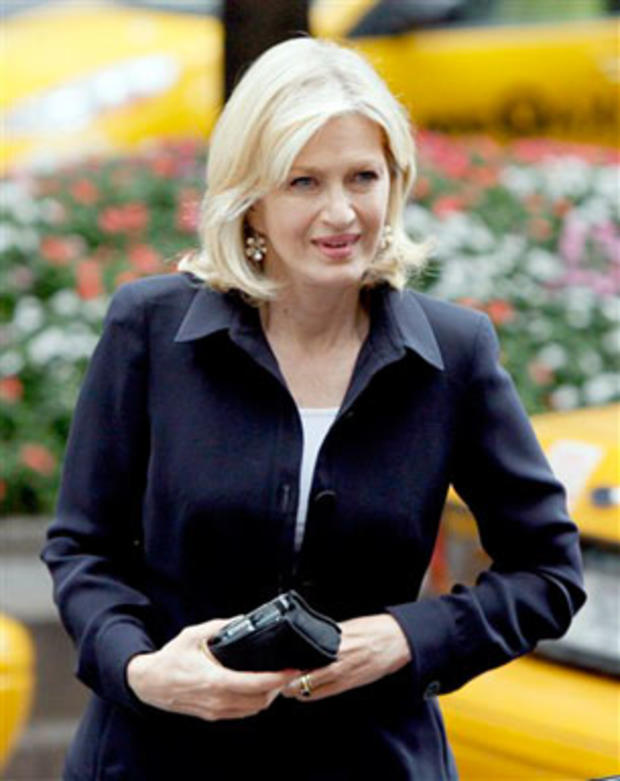 "Good Morning America" co-host Diane Sawyer arrives for Walter Cronkite's funeral at St. Bartholomew's Church on Park Ave. in New York, Thursday, July 23, 2009. Cronkite died last Friday at his Manhattan home at age 92. 