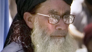 Pakistan's pro-Taliban cleric Sufi Muhammad, leaves after addressing his supporters in Mingora, capital of Pakistan's troubled valley of Swat. 