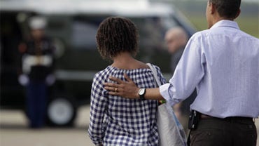 Obama arrives in Cape Cod 