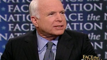 Sen. John McCain (R-Ariz.) on "Face the Nation," Aug. 30, 2009. 