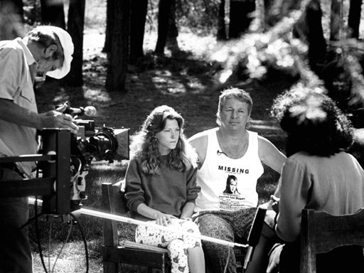 Terry and Carl Probyn interviewed by reporter 