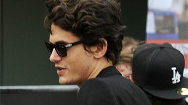 Musician John Mayer arrives for a private memorial service for Adam Goldstein, aka DJ AM, at the Hollywood Palladium in Los Angeles, Thursday, Sept. 3, 2009. (AP Photo/Chris Pizzello) 