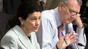 Senate Finance Committee member Sen. Olympia Snowe 