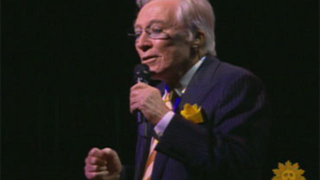 Singer Andy Williams, performing at his theatre in Branson, Mo. 