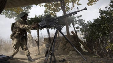 Pakistani soldier in South Waziristan 