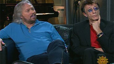 Barry and Robin Gibb, of the Bee Gees. 