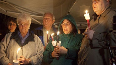 Susan Powell's family attend vigil Dec. 20, 2009 