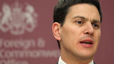 British Foreign Secretary David Miliband 