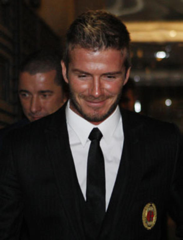 David Beckham Meets the Press 