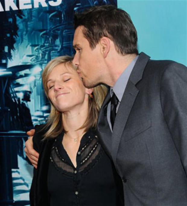 Ethan Hawke and Wife at Premiere 
