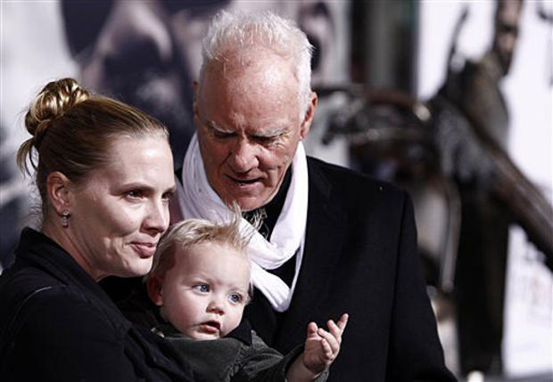 Malcolm McDowell Takes Family to Premiere 