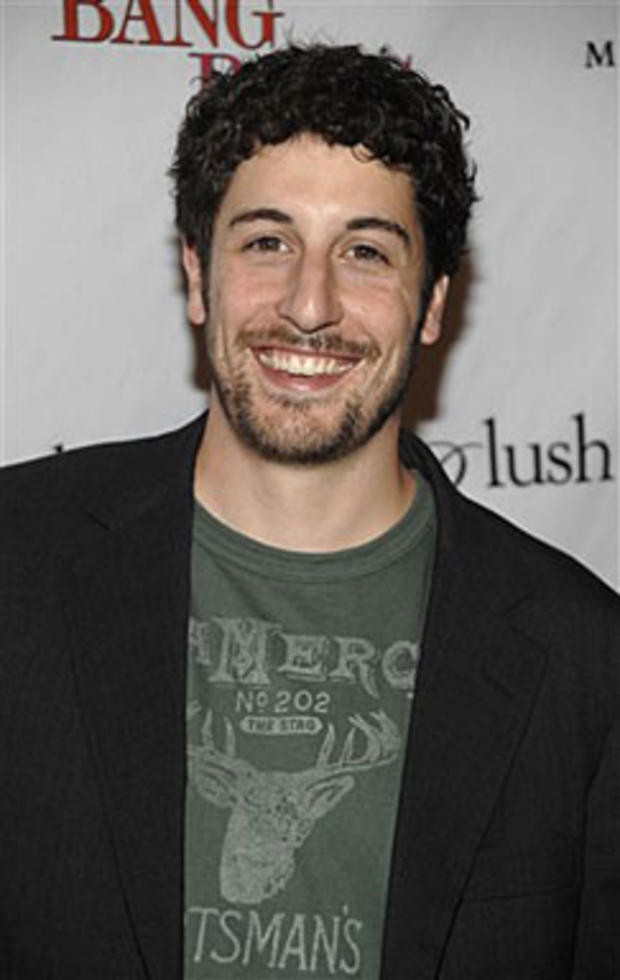 Actor Jason Biggs arrives at the Chelsea Handler "Chelsea Chelsea Bang Bang" book launch party in Beverly Hills, Calif., on Wednesday, March 17, 2010.   