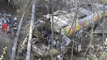 Italian train derailment 