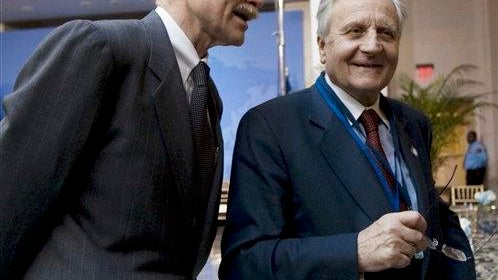  Jean Claude Trichet, Robert Zoellick 