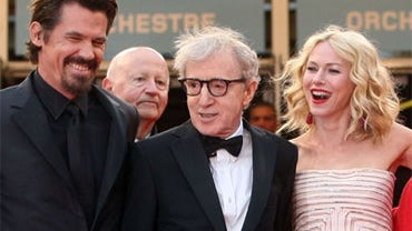 Actor Josh Brolin, filmmaker Woody Allen and actress Naomi Watts arrive for the premiere of "You Will Meet a Tall Dark Stranger", at the 63rd international film festival, in Cannes, southern France, Saturday, May 15, 2010. 