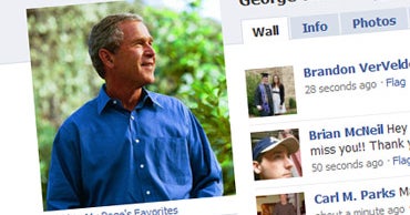 George W. Bush Posts First Facebook Video - CBS News
