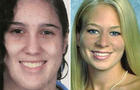 Stephany Flores, left, and Natalee Holloway. 