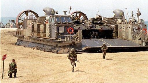 Beach Storming Marines 