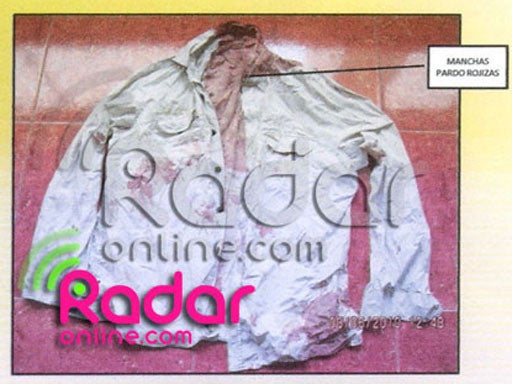 Bloody Shirt belonging to Joran van der Sloot 