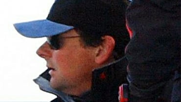 A passenger on BP CEO Tony Hayward's yacht Bob bearing a stark resemblance to the embattled oil company chief looks on June 19, 2010. 