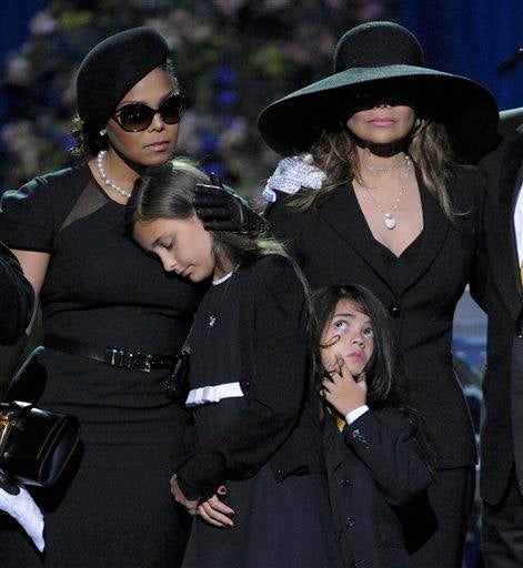 Janet Jackson, Paris Katherine Jackson, La Toya Jackson, Prince Michael Jackson II 