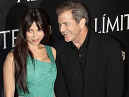 Oksana Grigorieva and Mel Gibson (AP) 