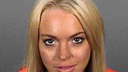 Lindsay Lohan Mug Shot (Los Angeles Sheriff's Department) 
