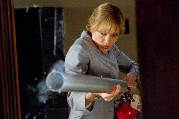 In this film publicity image released by Columbia Pictures, Angelina Jolie stars as "Evelyn Salt" in a scene from "Salt." (AP Photo/Columbia Pictures - Sony, Andrew Schwartz) 