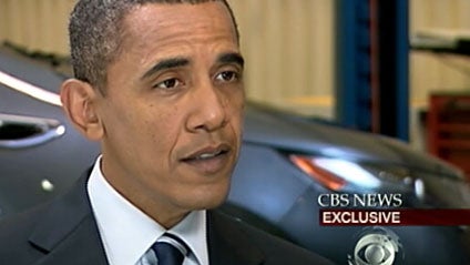 President Obama talks to CBS "Early Show" Anchor Harry Smith. 