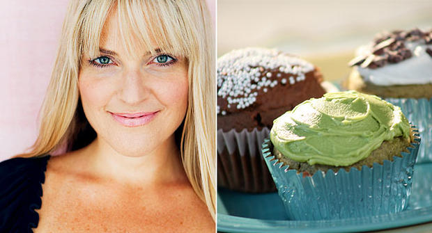 Kelly Keough and her sugar free/gluten free cupcakes. 