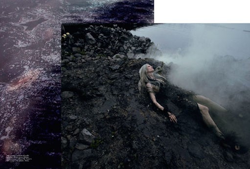 Vogue Italia's Oil-Inspired Fashion Shoot